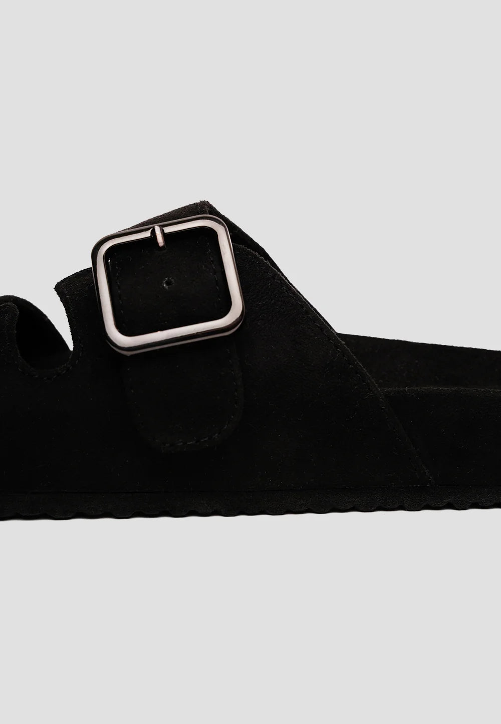 Paez - Sandal Bio Vegan Suede Black