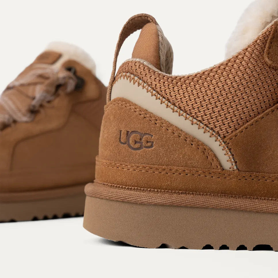 UGG Lowmel Sneaker – Damen Sneaker aus Wildleder & Mesh mit UGGplush Futter - Fersenansicht