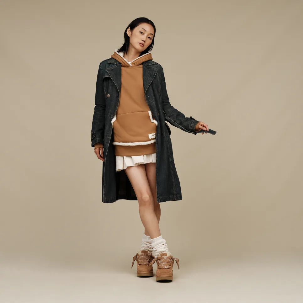 UGG Sneakers Lowmel – Damen Sneaker aus Wildleder & Mesh mit dicken Schnürsenkel