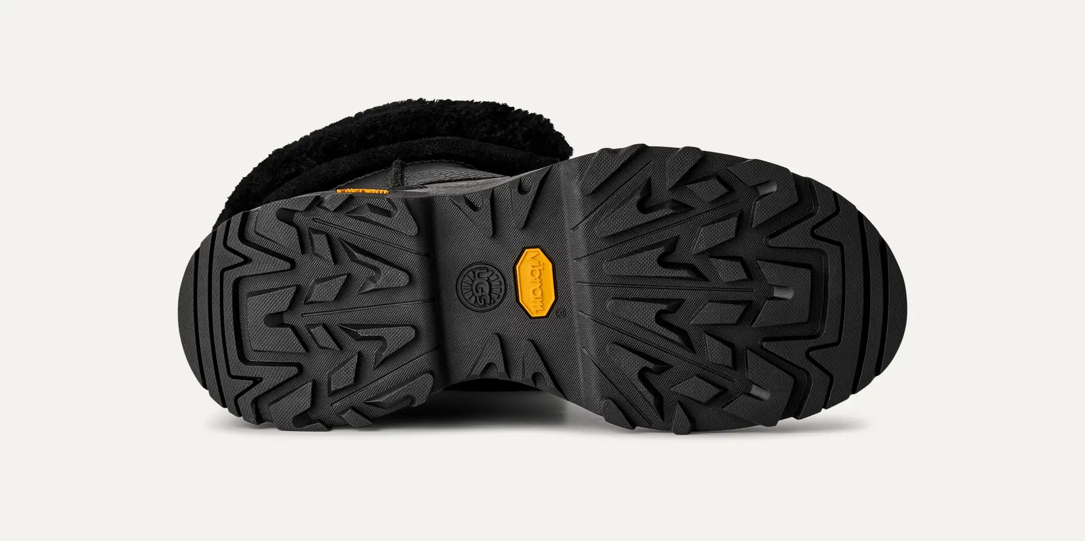 Detailaufnahme der Vibram® ICETREK®-Sohle des UGG® Adirondack Boot XXV