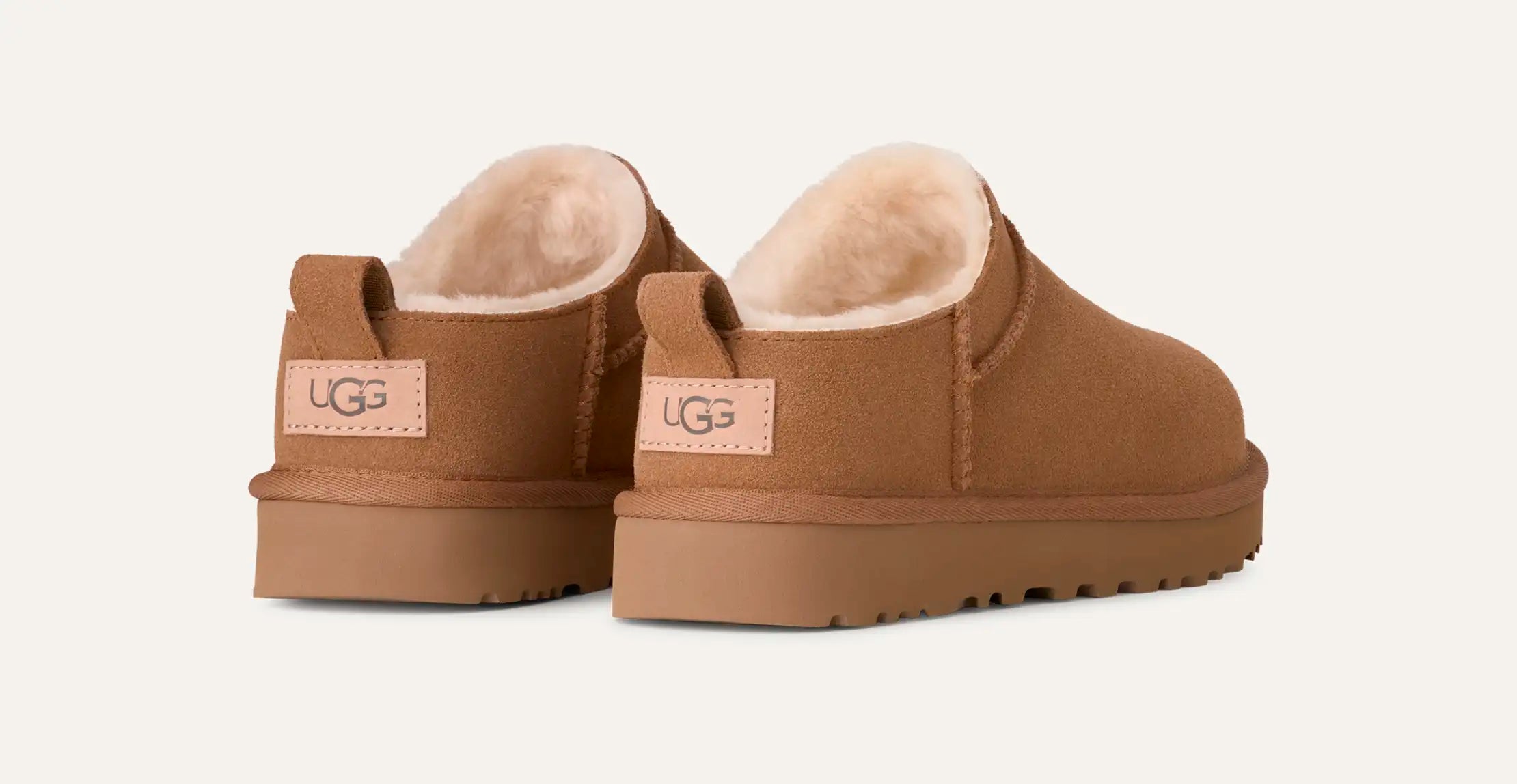 etailaufnahme der Sugarcane EVA™-Außensohle des UGG® Classic Micro Boot