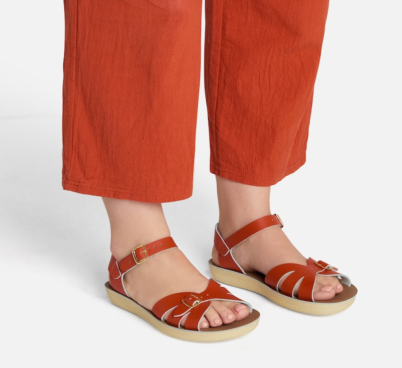 Salt Water Riemchen Sandalen Paprika