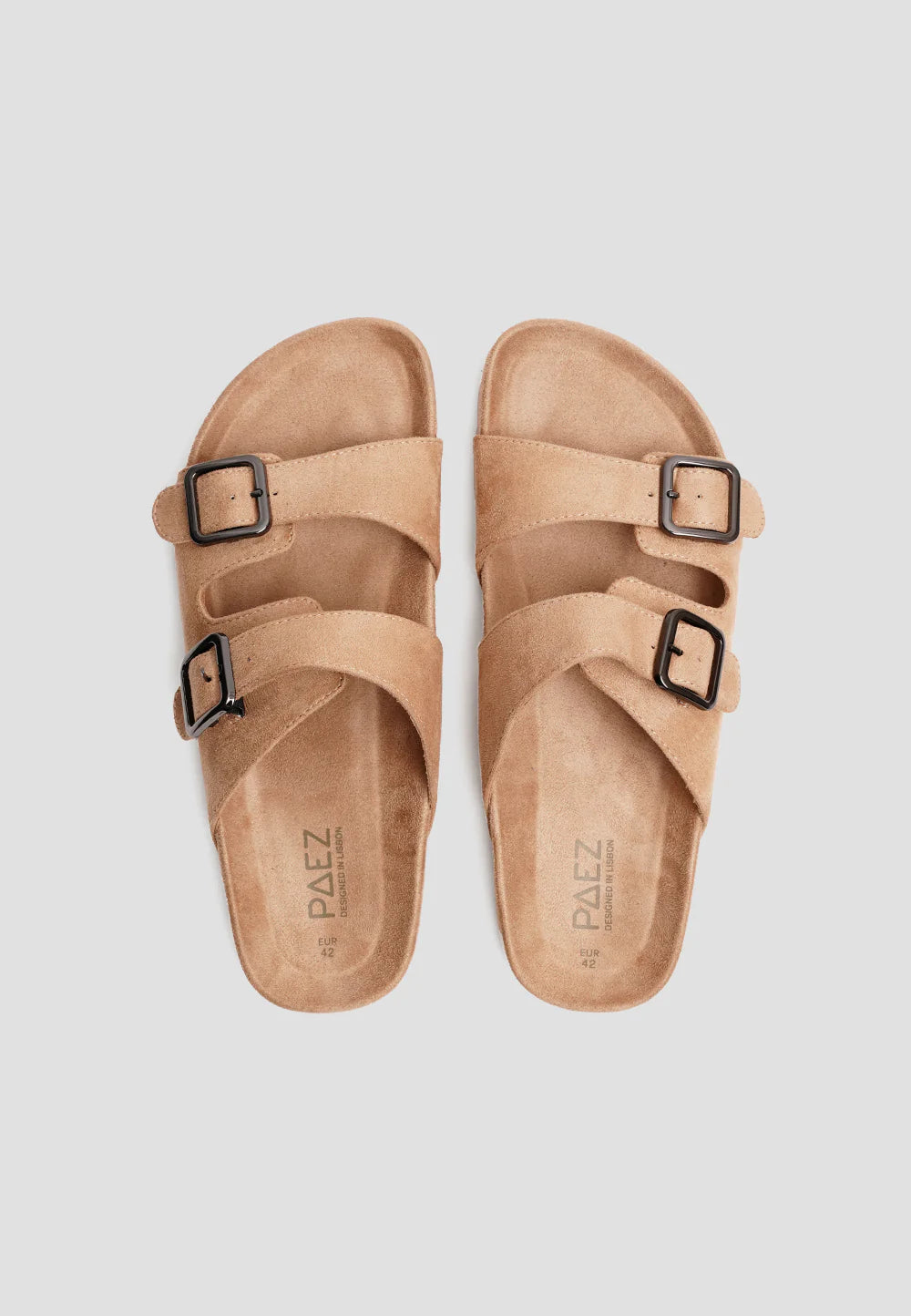 Paez - Sandal Bio Vegan Suede Sand