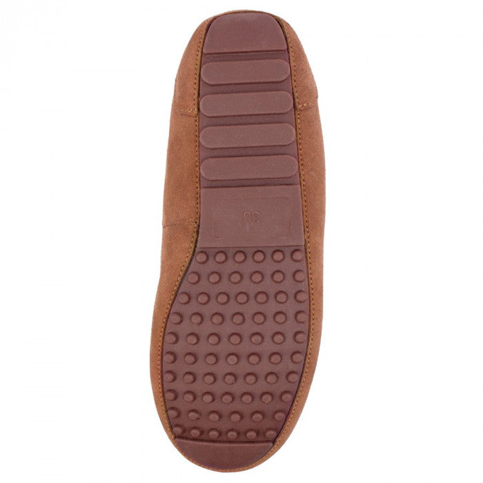 Lammfell Mokassin Camel