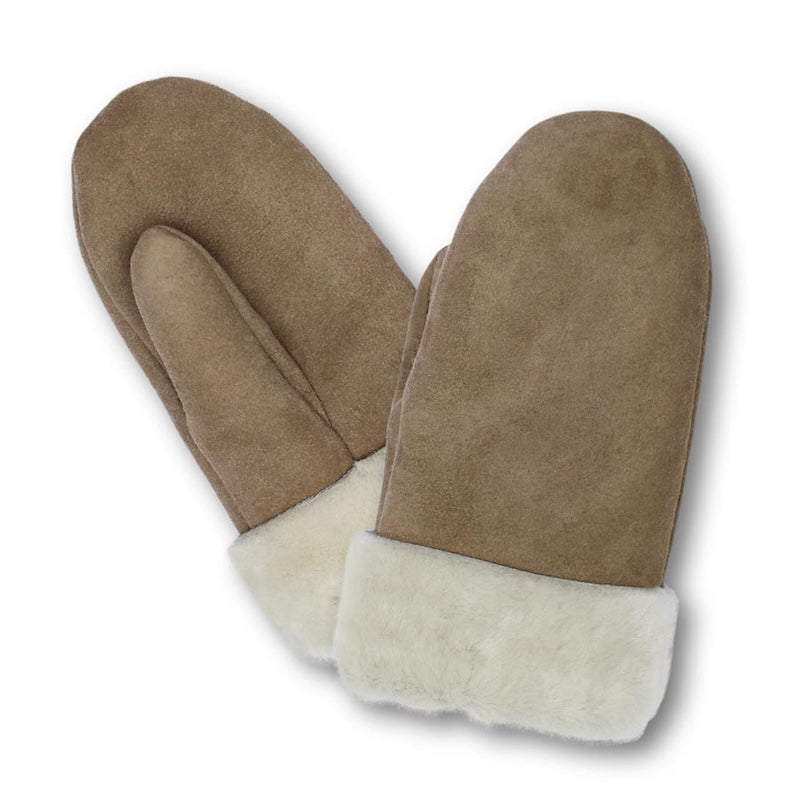Lammfell Handschuhe Beige