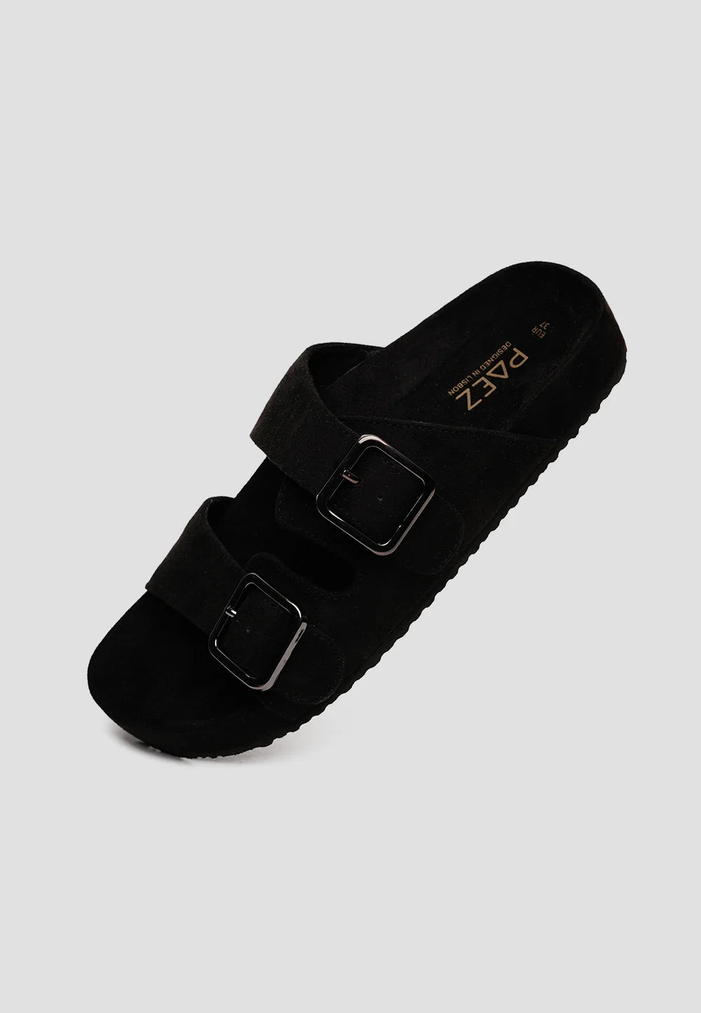 Paez - Sandal Bio Vegan Suede Black