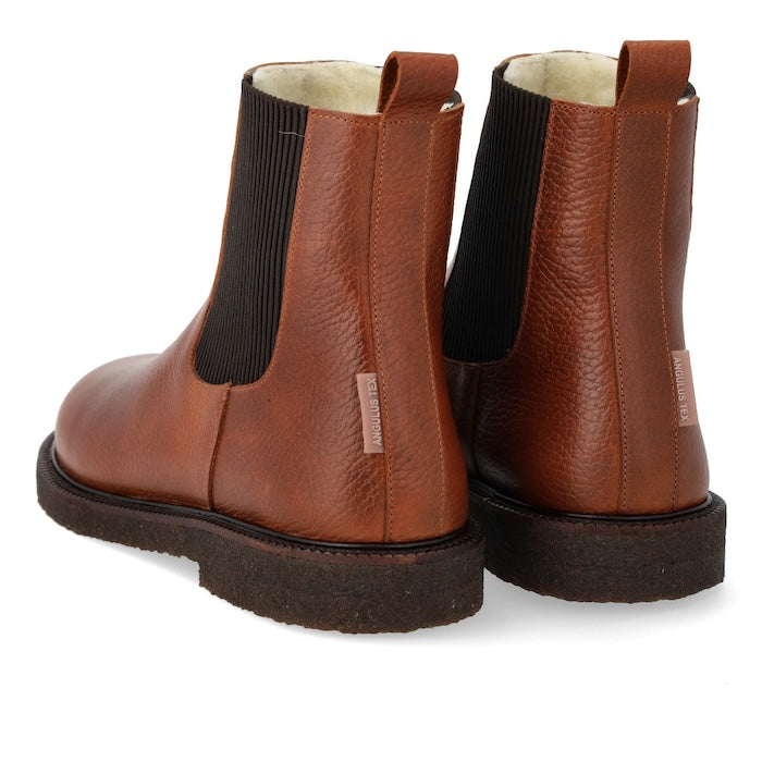 Angulus Chelsea Boots Cognac Gefüttert 3