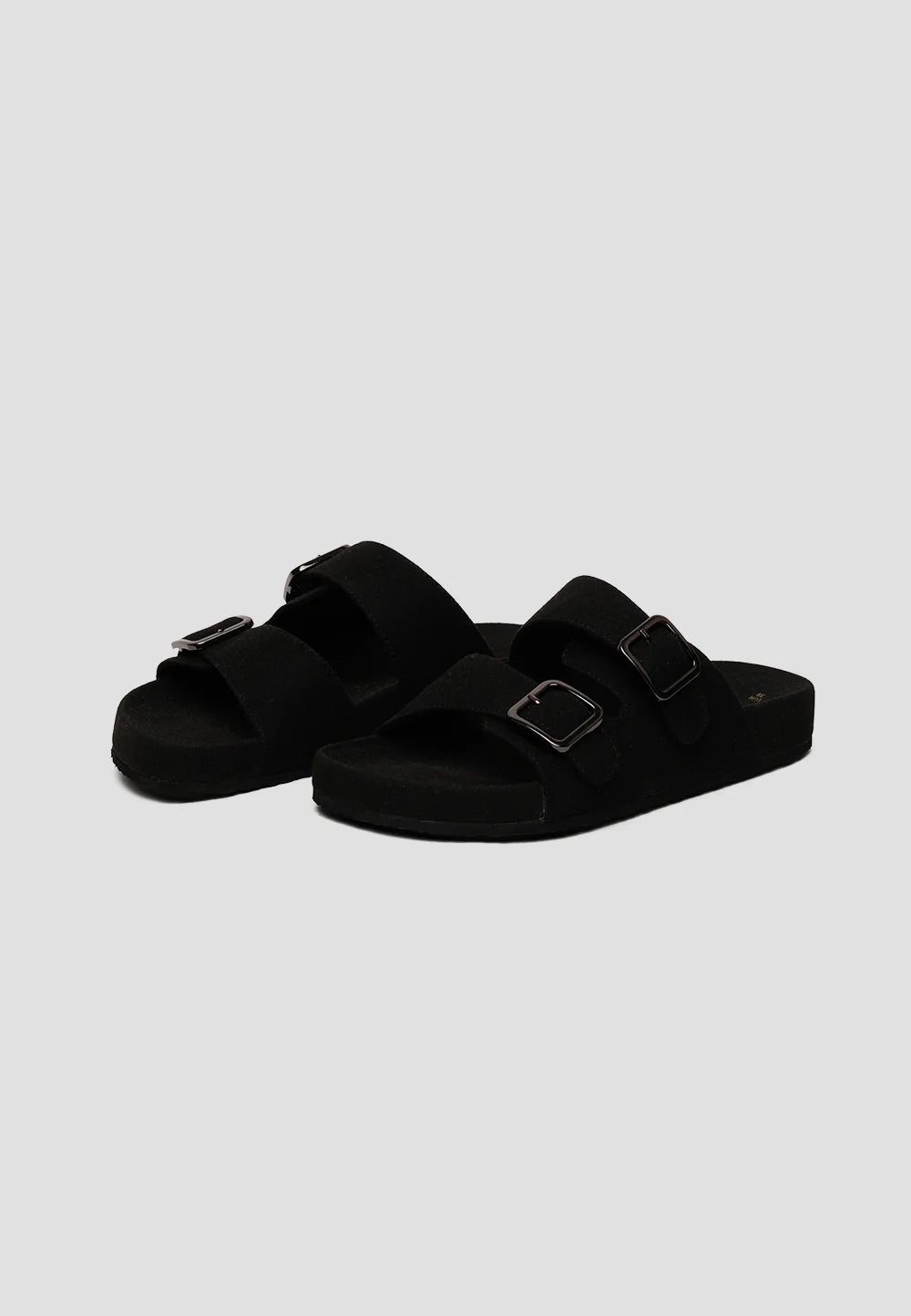 Paez - Sandal Bio Vegan Suede Black