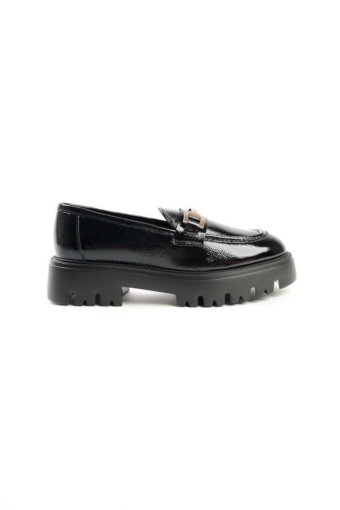 KMB Loafer Lackleder Schwarz 2