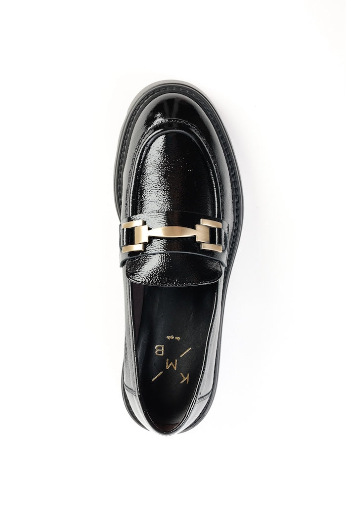 KMB Loafer Lackleder Schwarz 3