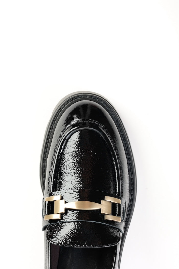 KMB Loafer Lackleder Schwarz 4