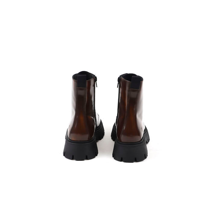 Apple of Eden - Lace Boots Cognac