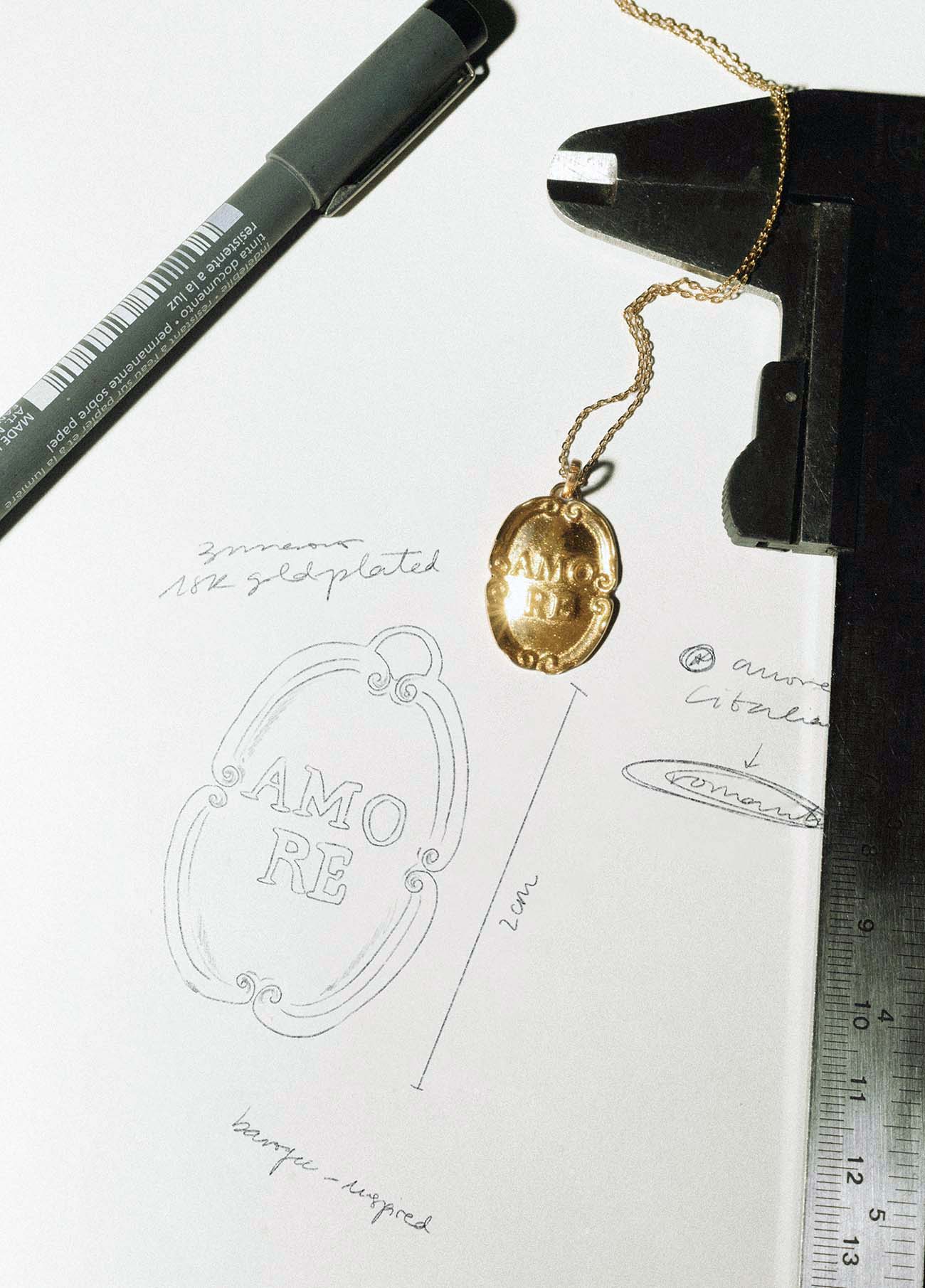 Halskette "Amore" Gold