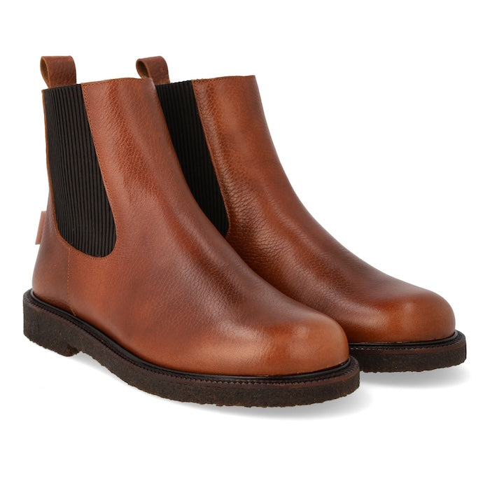 Angulus Chelsea Boots Cognac Gefüttert 4