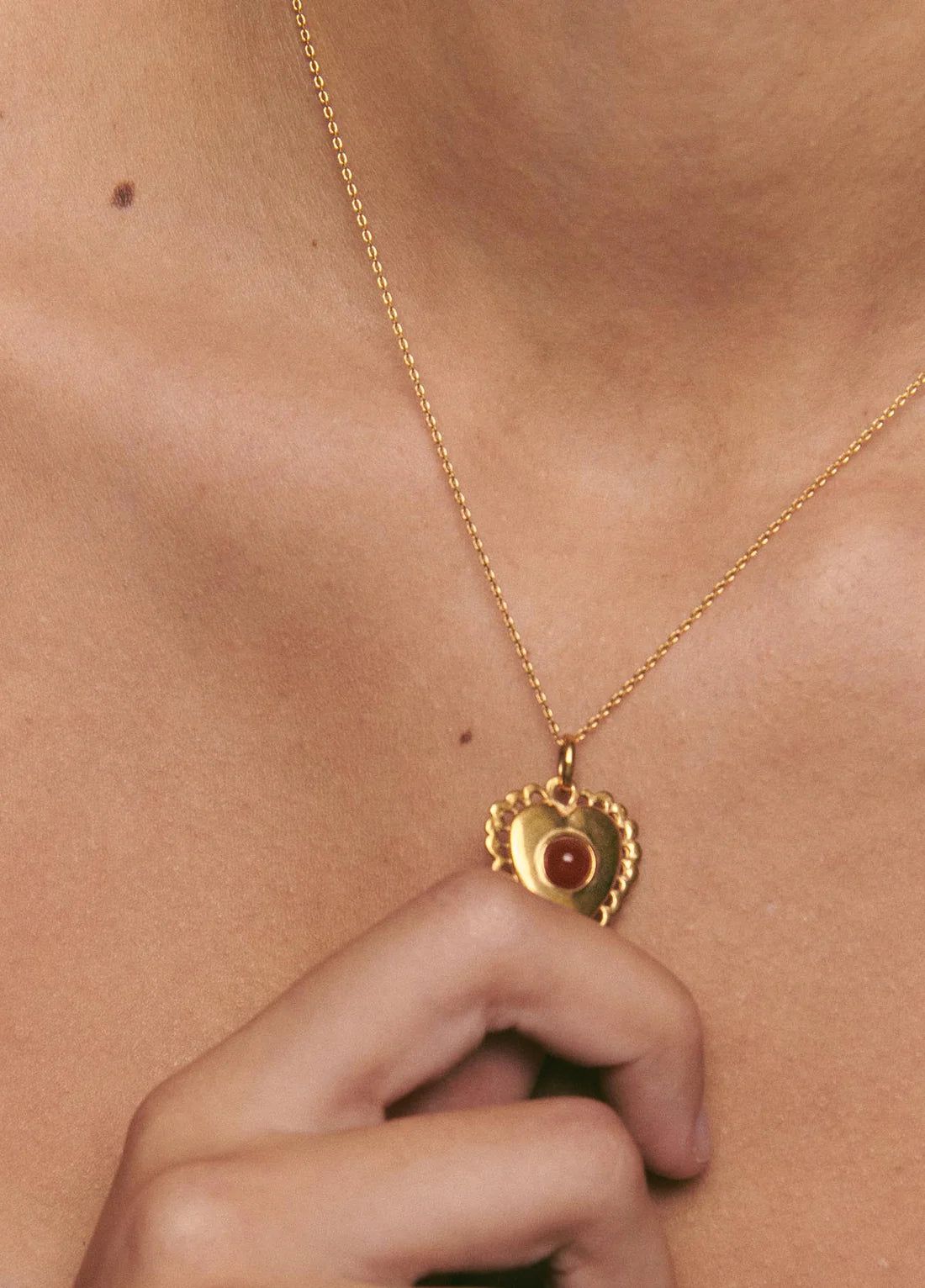 Halskette "Corazon" Gold