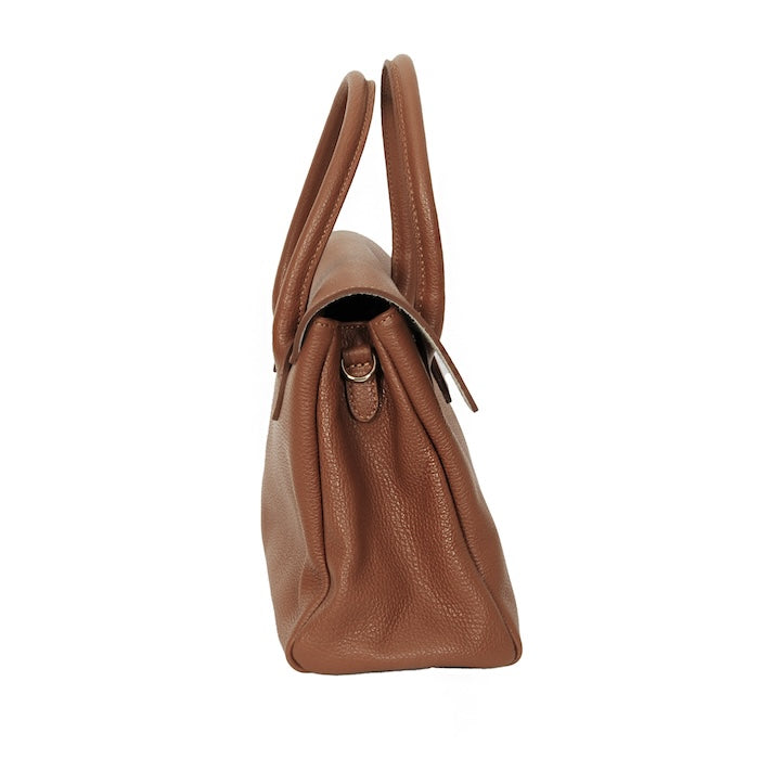 Julia - Handtasche Leder Braun