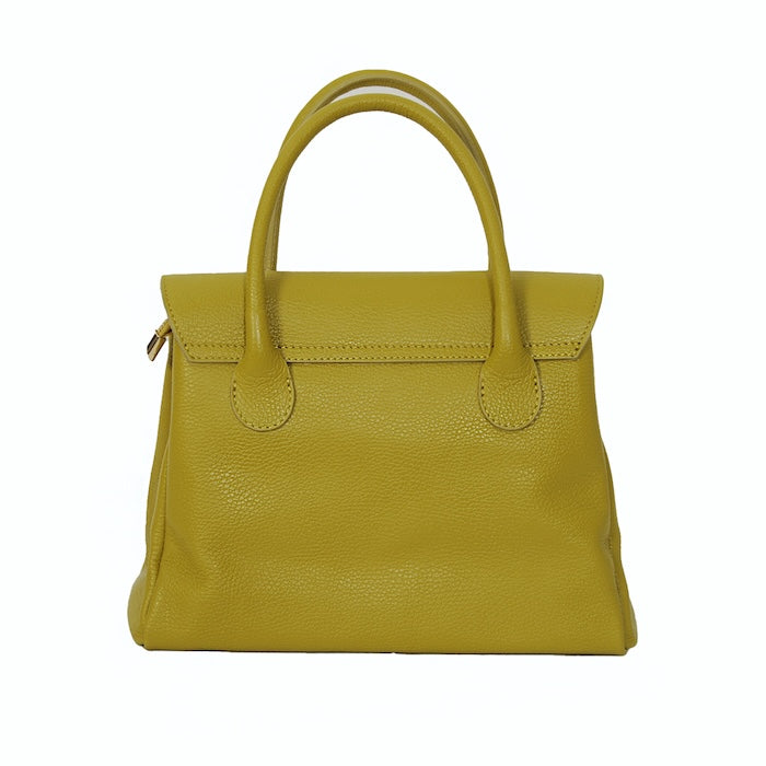 Julia - Handtasche Leder Pistacchio