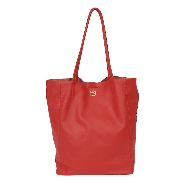Ledertasche Rot