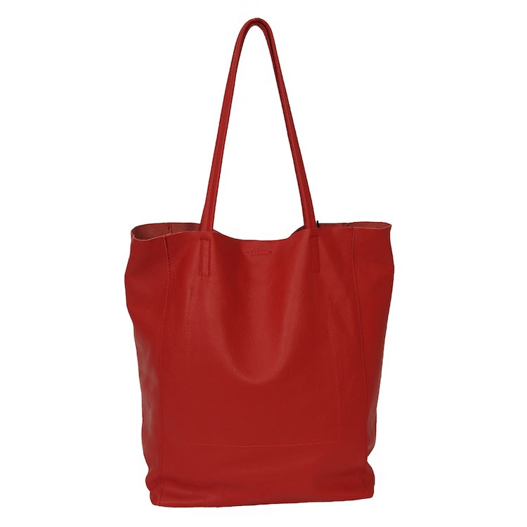 Tote Bag Leder  Rot 4