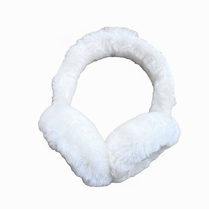 Ohrenwärmer Lammfell Weiss