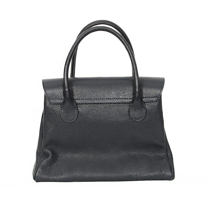 Julia - Handtasche Leder Navy