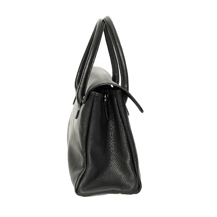 Julia - Handtasche Leder Schwarz