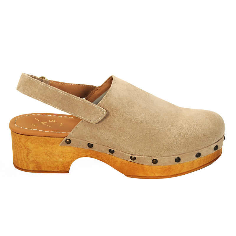 KMB Clogs Wilka Taupe