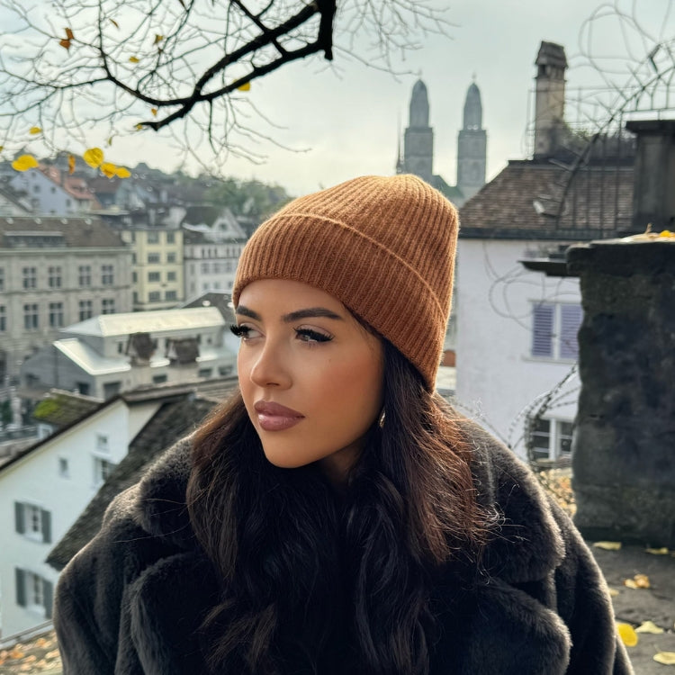 Kaschmir Merino Beanie Mütze