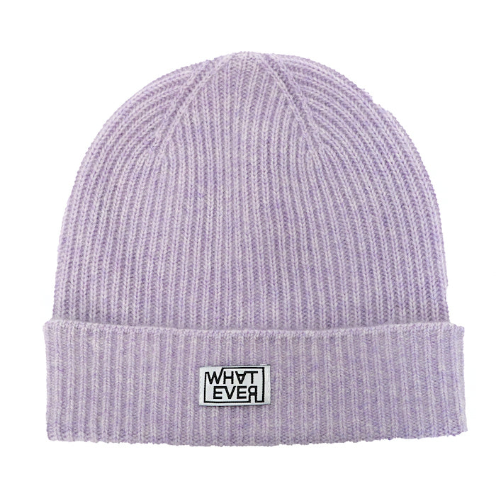 Kaschmir Merino Beanie Farbe Lila