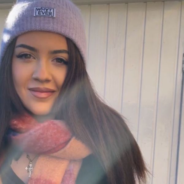 "What Ever" Kaschmir-Merinowolle-Beanie Lila