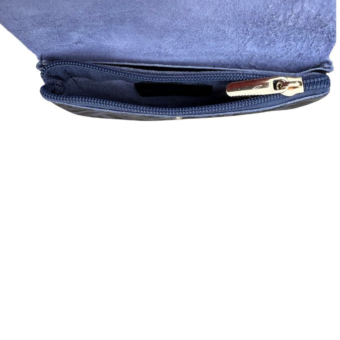 Leo Portemmonnaie aus Leder in Lila