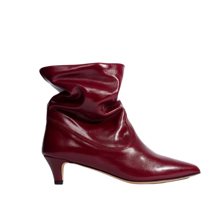 Anonymous Copenhagen- Hicha 40 Stiletto Crinkled Pomegranate