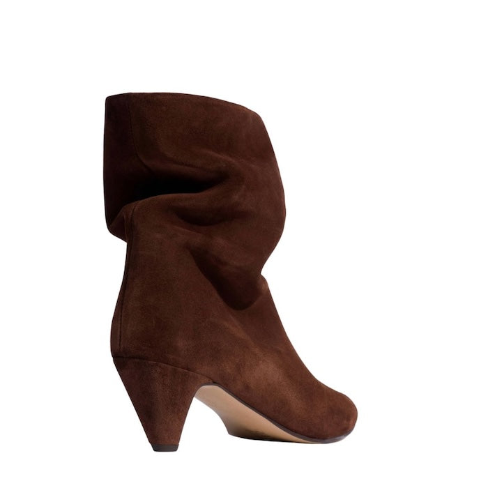 Anonymous Copenhagen- Vully Stiletto Calf Suede Chocolate