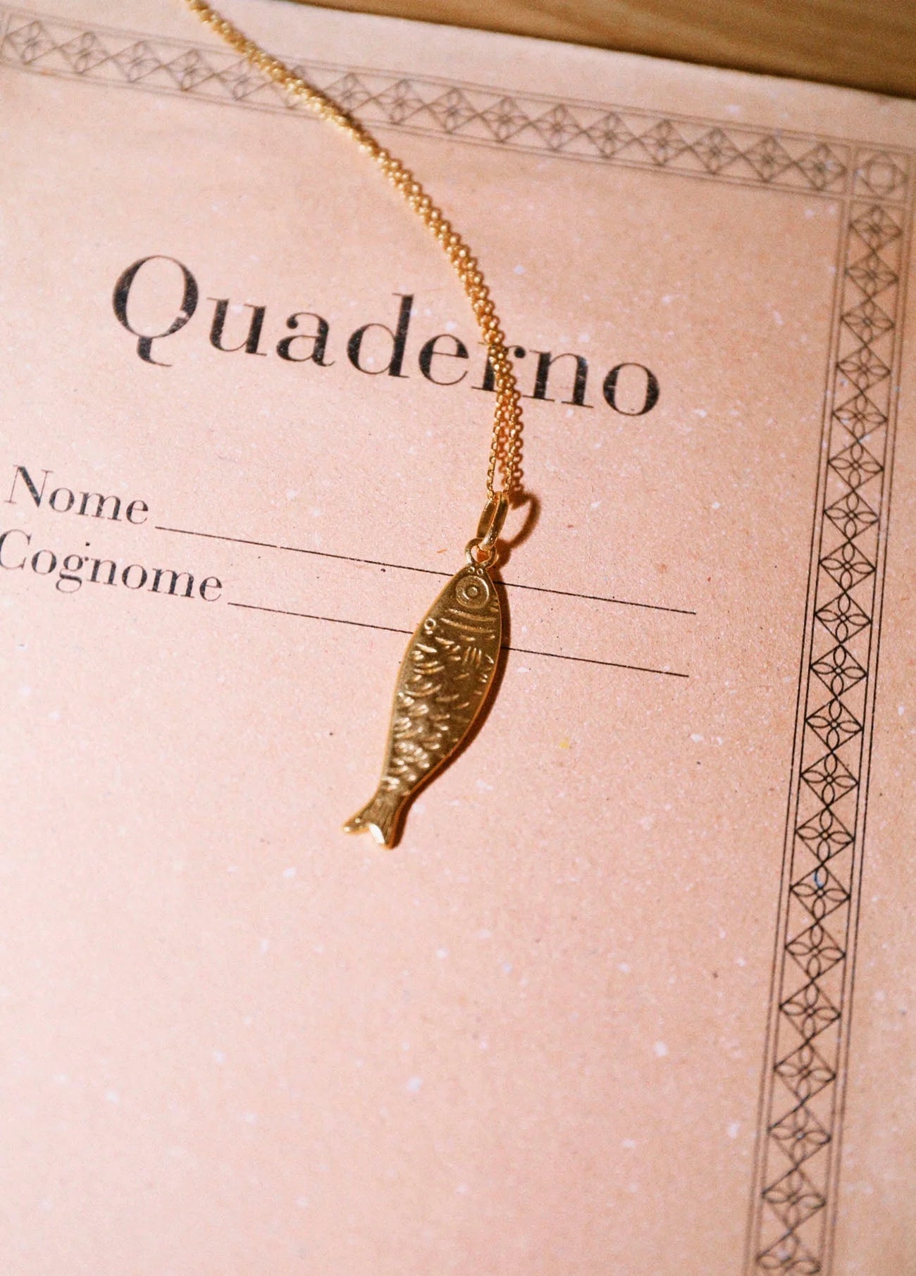 Halskette "Sardina" Gold