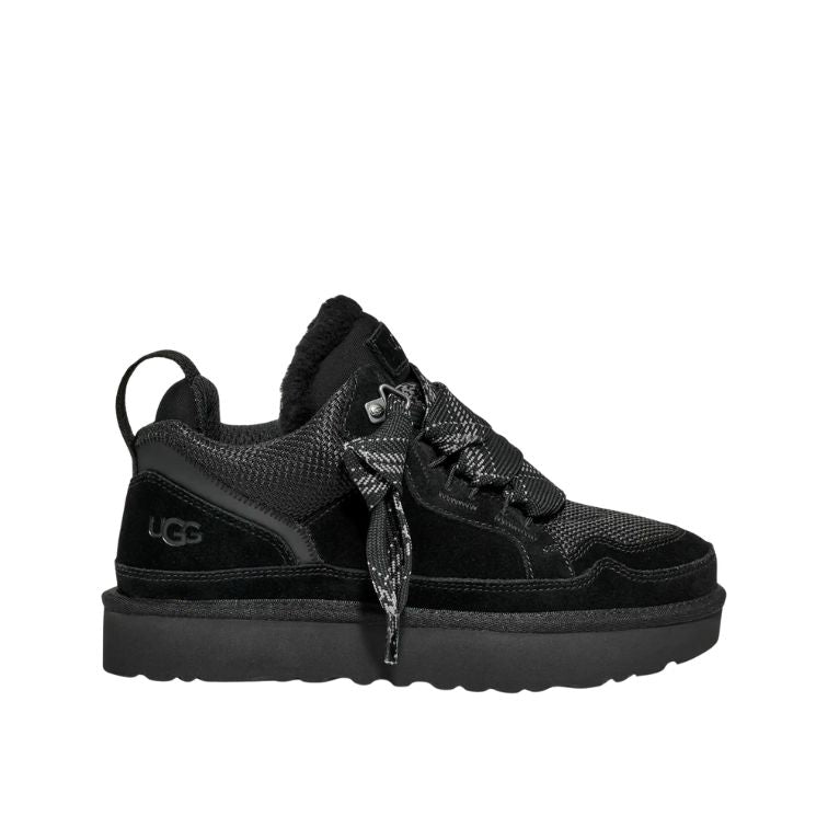 Neuer UGG Lowmel Sneaker Schwarz– nachhaltiger Damen Sneaker aus Wildleder und Mesh