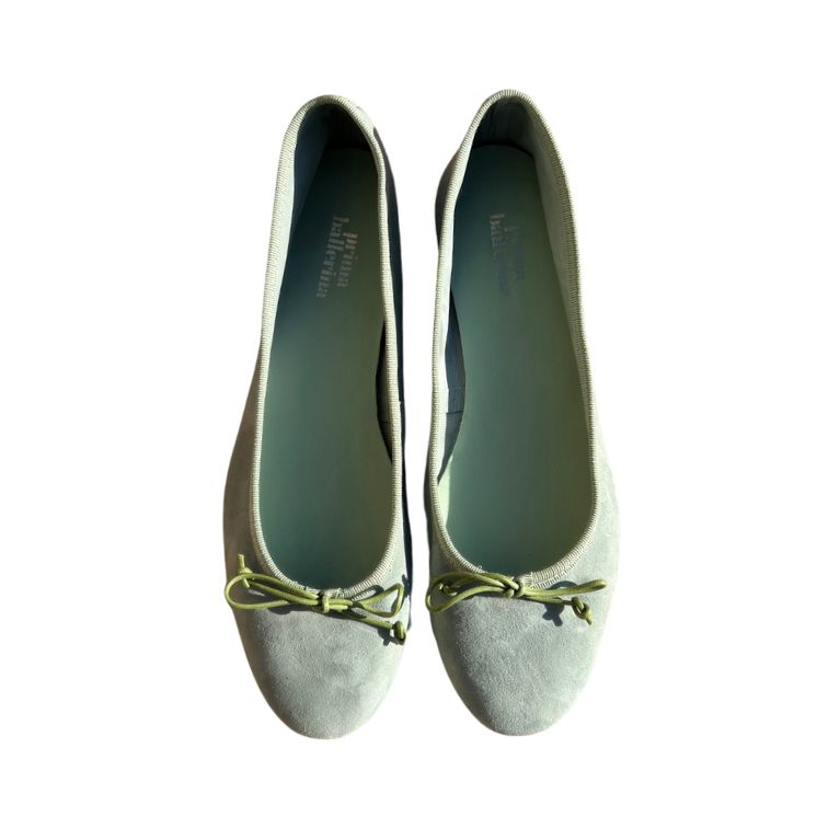 Wildleder Ballerina Grün