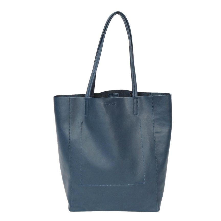 Kate - Tote Bag Sauvage Blue Jeans 2