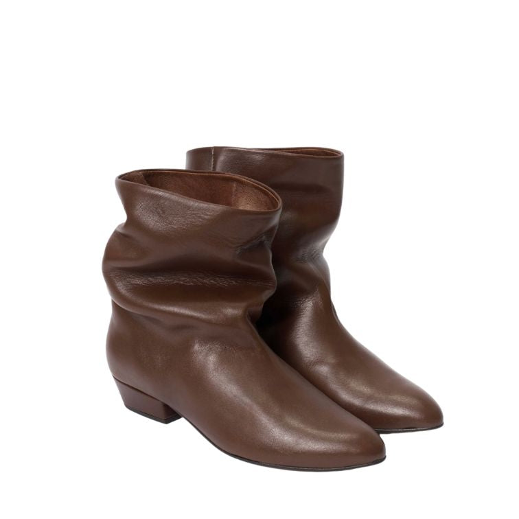 Vully 20 Chocolate – Soft Calf Leder Damen Stiefelette in Braun