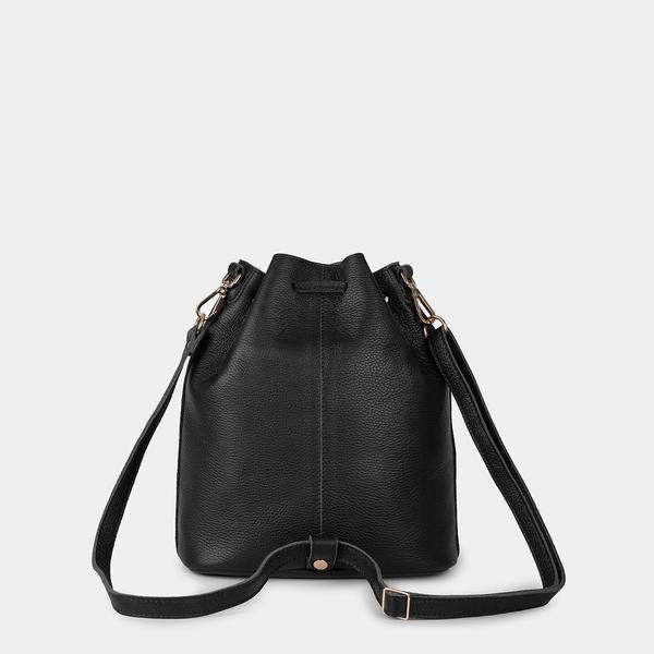 Ann Kurz - Convertible Bucket Bag Black