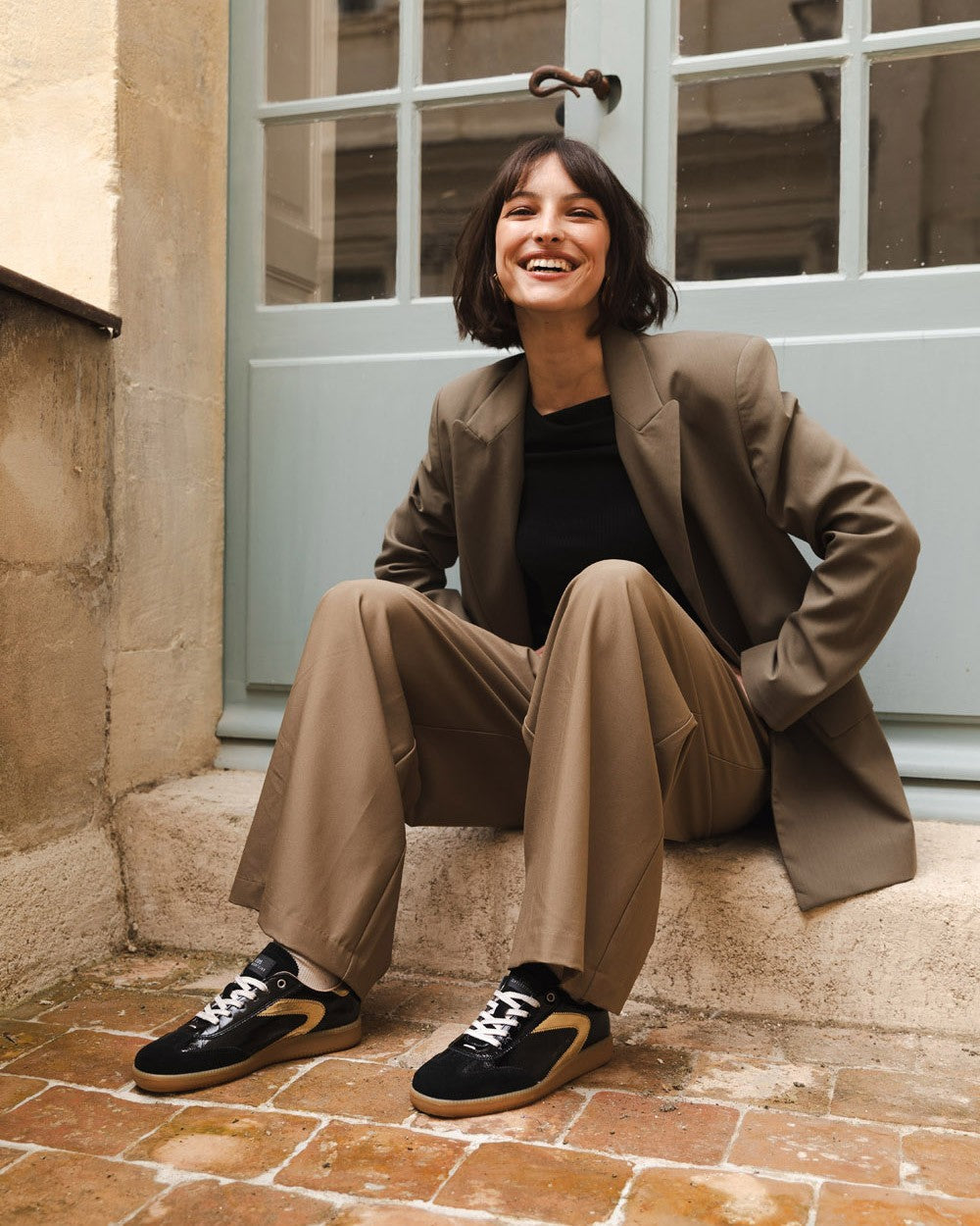 0-105 Sneakers Lackleder Schwarz 2