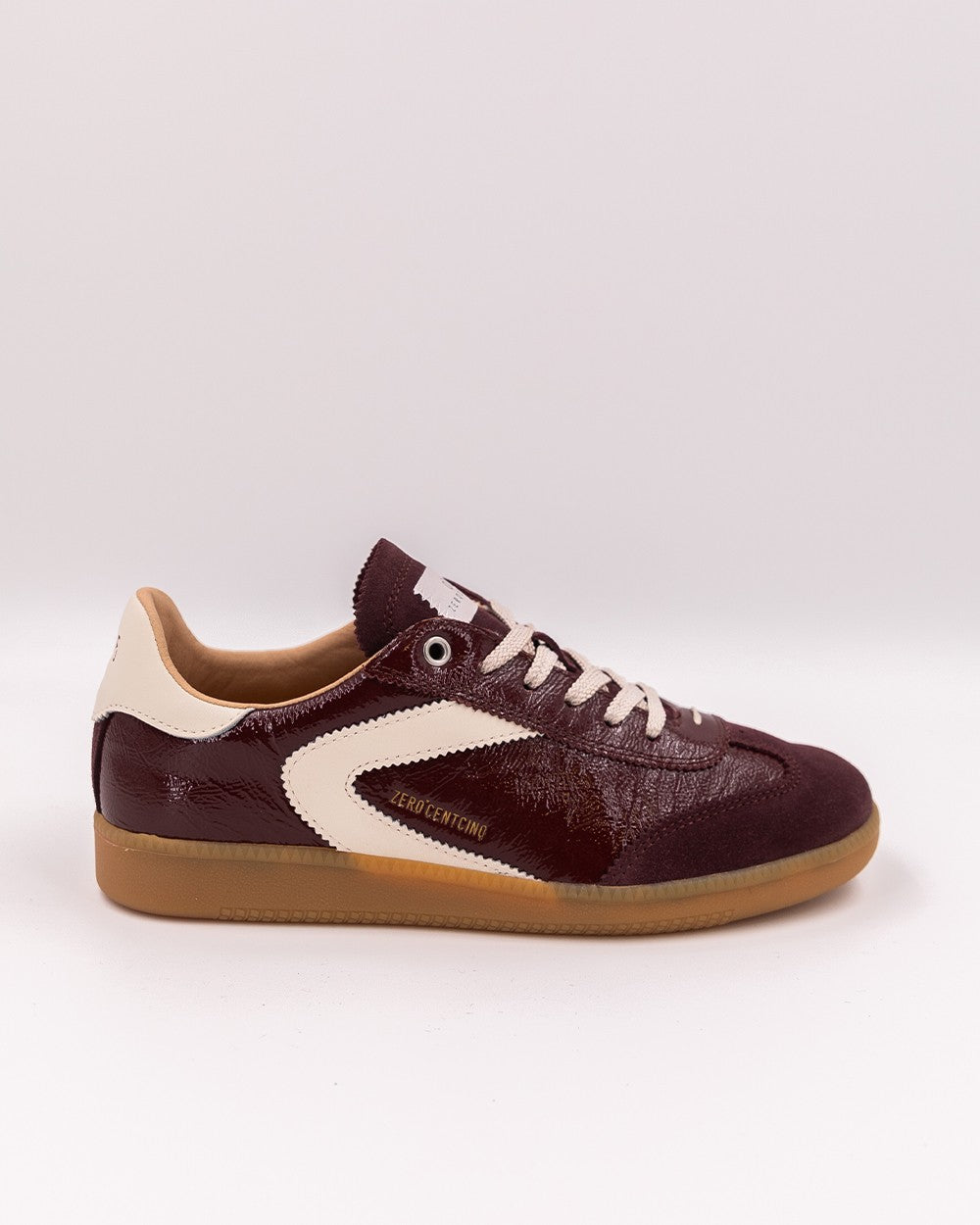 0-105 Sneakers Lackleder Bordeaux