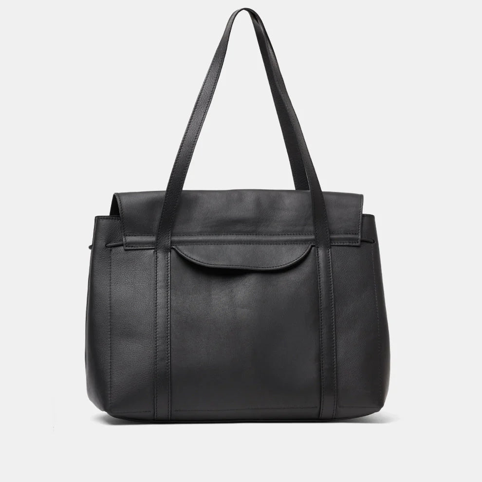 Ann Kurz Leder Handtasche The Greatest Shopper Black