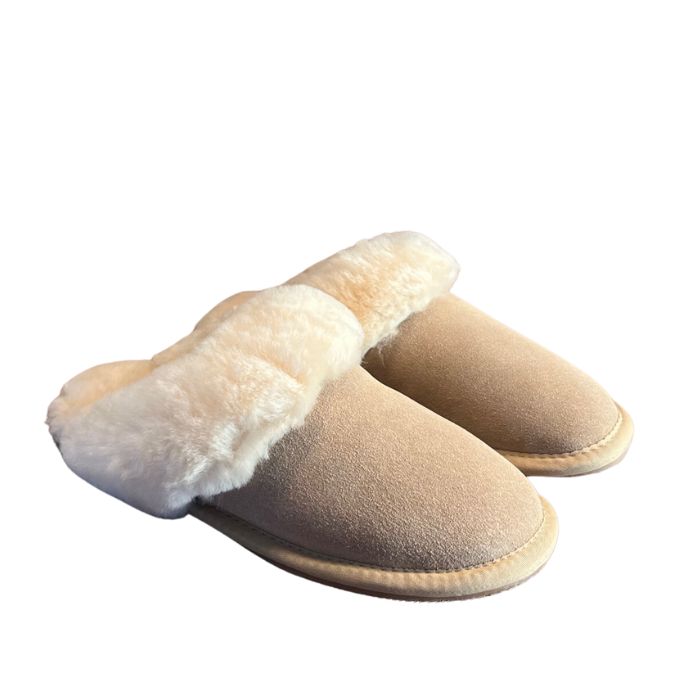 Lammfell Hausschuhe Anette Beige 2