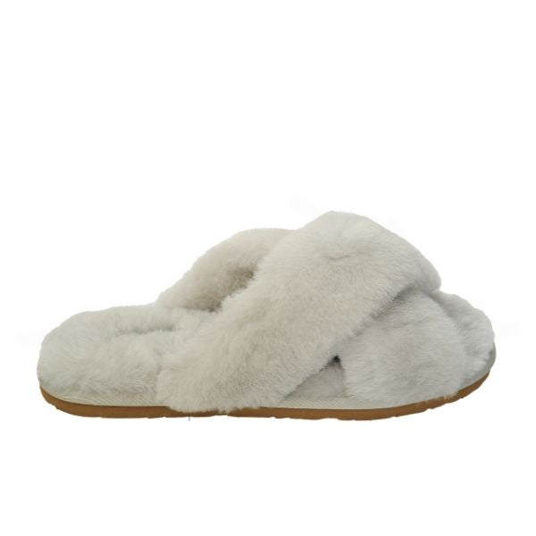 Lammfell Hausschuhe Emma Grau 3