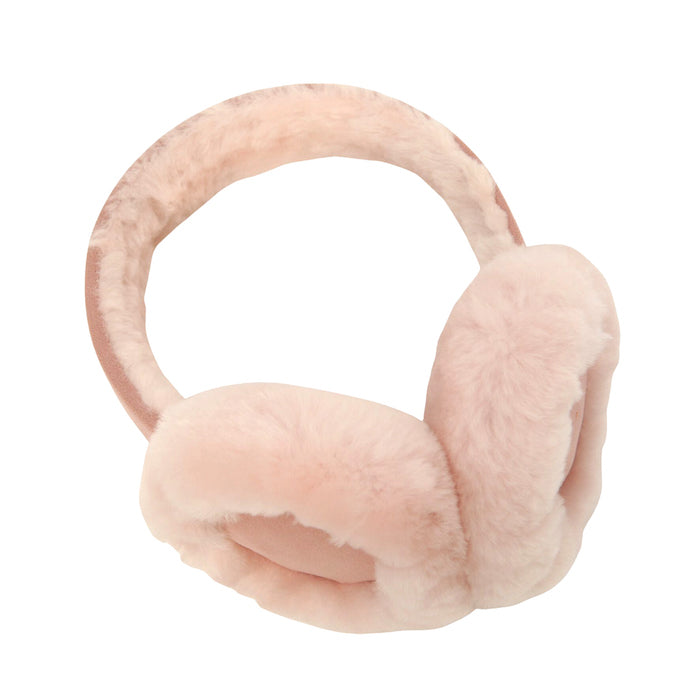 Lammfell Ohrenwärmer Rosa 2