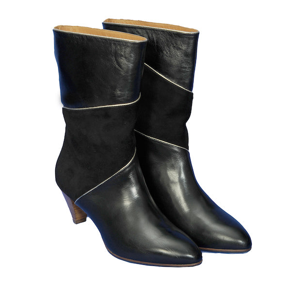Stiefel und Stiefeletten aus Leder für Damen
