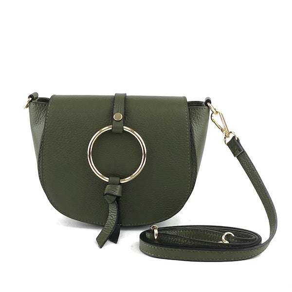 Satteltasche Ring in diversen Farben, Ledertasche