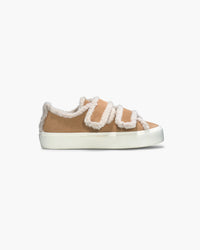 INUIKII - Shearling Low Velcro Light Beige