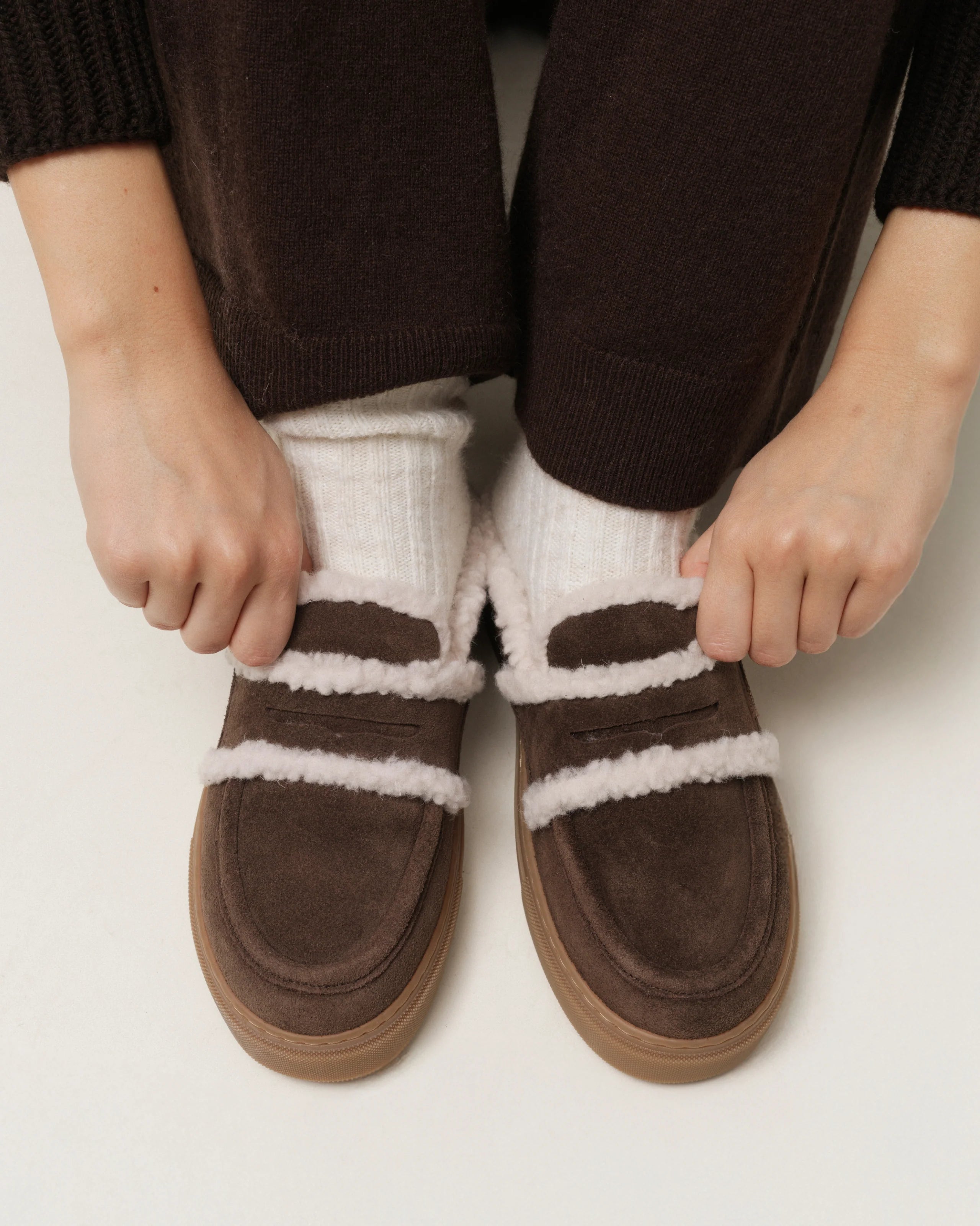 INUIKII - Mule Wool Dark Brown