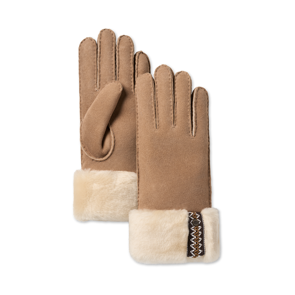 UGG - Sheepskin Uggbraid Glove Chestnut